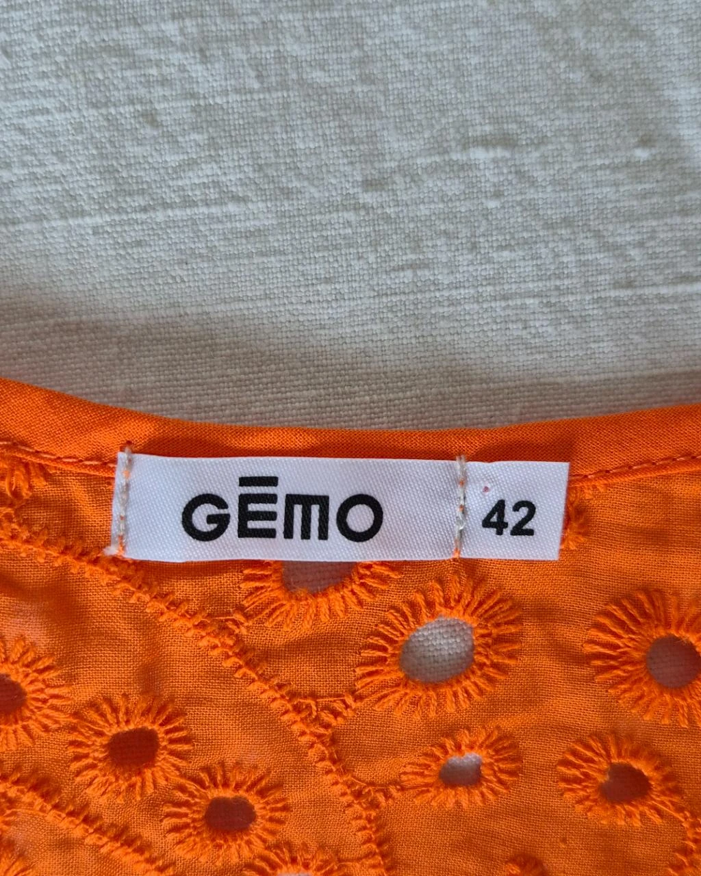Orange blouse "Gémo" size XL new – photo 4